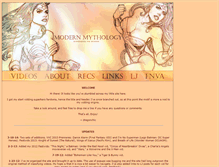 Tablet Screenshot of modern-mythology.com